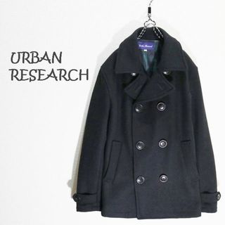 アーバンリサーチ(URBAN RESEARCH)のりんごさん様専用　URBAN RESEARCH　ピーコート　ブラック(ピーコート)