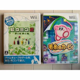 Wii ピクミン2 毛糸のカービィジャンク品(家庭用ゲームソフト)