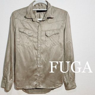 フーガ(FUGA)のFUGA フーガ グレー スエード シャツ トップス(シャツ)