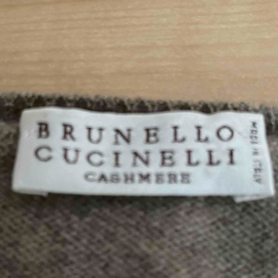 BRUNELLO CUCINELLI(ブルネロクチネリ)のブルネロクチネリ　カシミア100% ボーダーニット レディースのトップス(ニット/セーター)の商品写真
