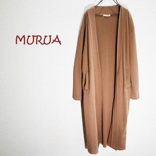 ムルーア(MURUA)の MURUA　ムルーア　ロングカーディガンタイプのガウンコート(ロングコート)