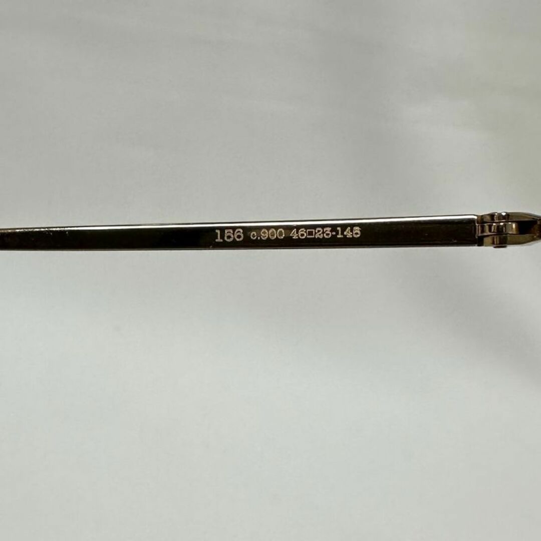 EYEVAN7285 - 極美品 EYEVAN 7285 アイヴァン 156 C.900 ゴールド 48の