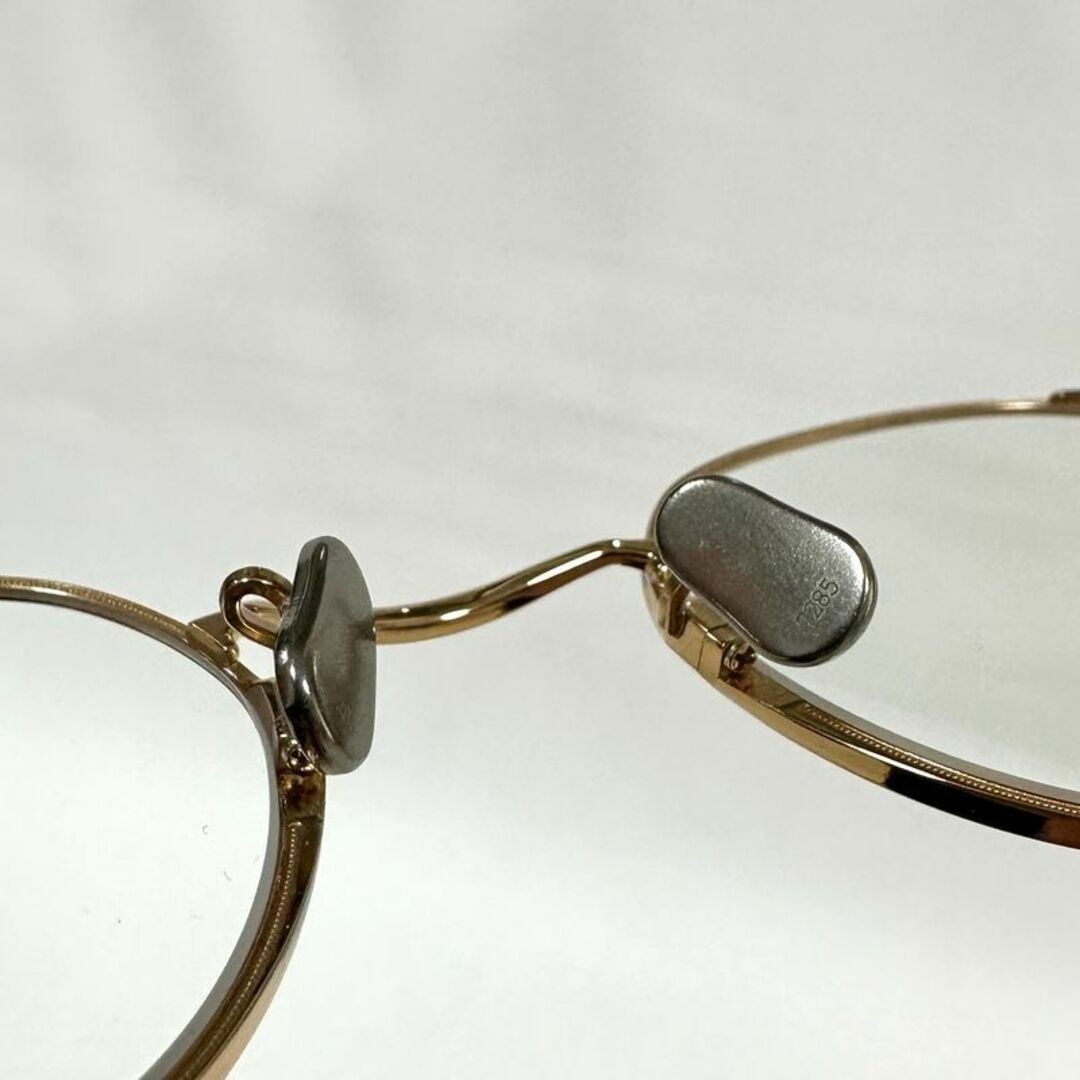 EYEVAN7285 - 極美品 EYEVAN 7285 アイヴァン 156 C.900 ゴールド 48の