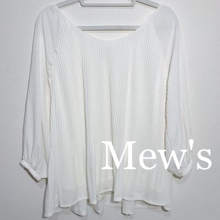 ミューズリファインドクローズ(MEW'S REFINED CLOTHES)のMew's REFINED CLOTHES ミューズ プリーツ ブラウス(シャツ/ブラウス(長袖/七分))