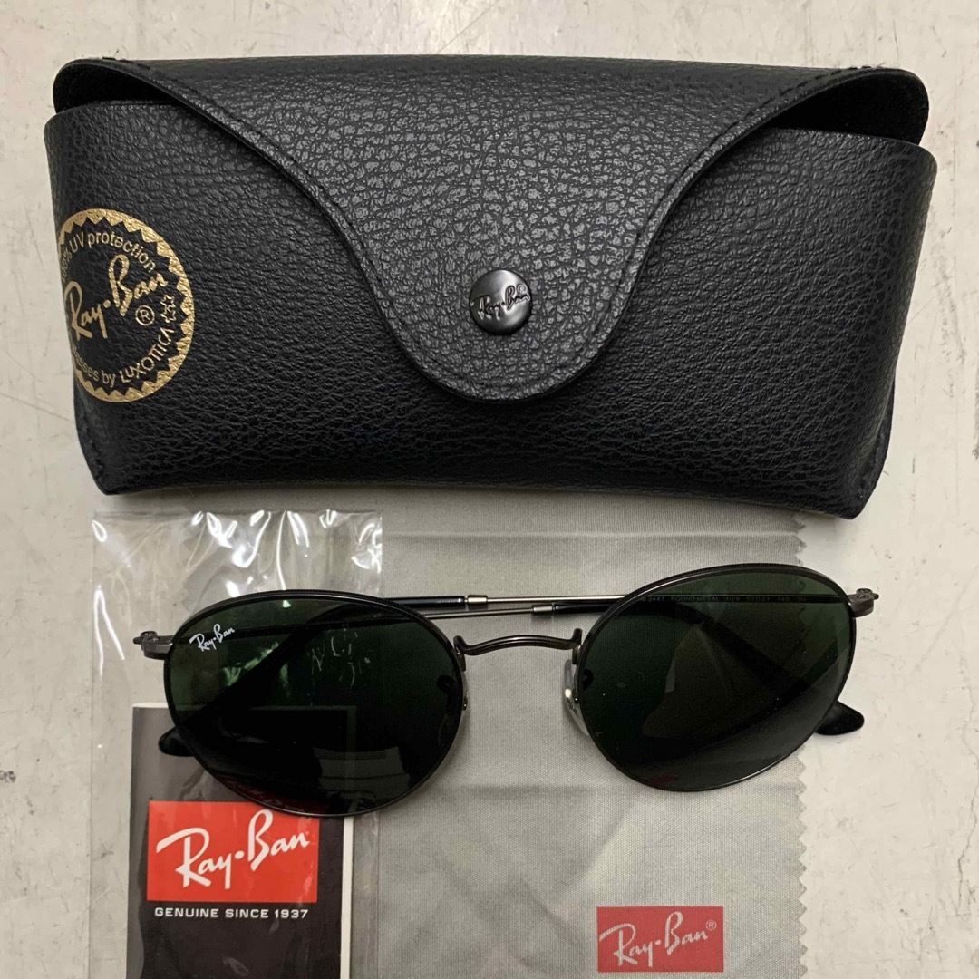 ガンメタルレンズカラーRay-Ban(レイバン) ラウンドメタル　RB3447　029　 53ｻｲｽﾞ