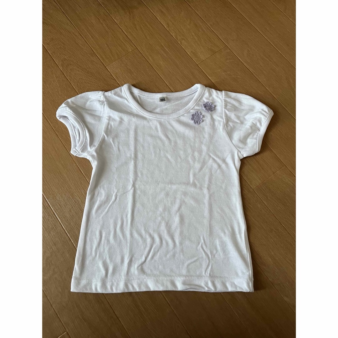 Tシャツ3枚セット100 キッズ/ベビー/マタニティのキッズ服女の子用(90cm~)(Tシャツ/カットソー)の商品写真