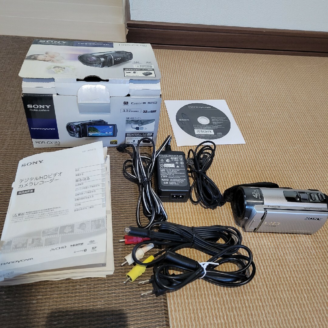 SONY HDR-CX180(S)SONYタイプハンディカメラ