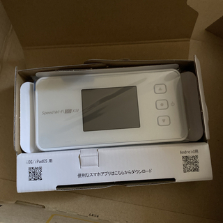 Speed wi-fi 5G X12 ホワイト 【新品未使用】(PC周辺機器)