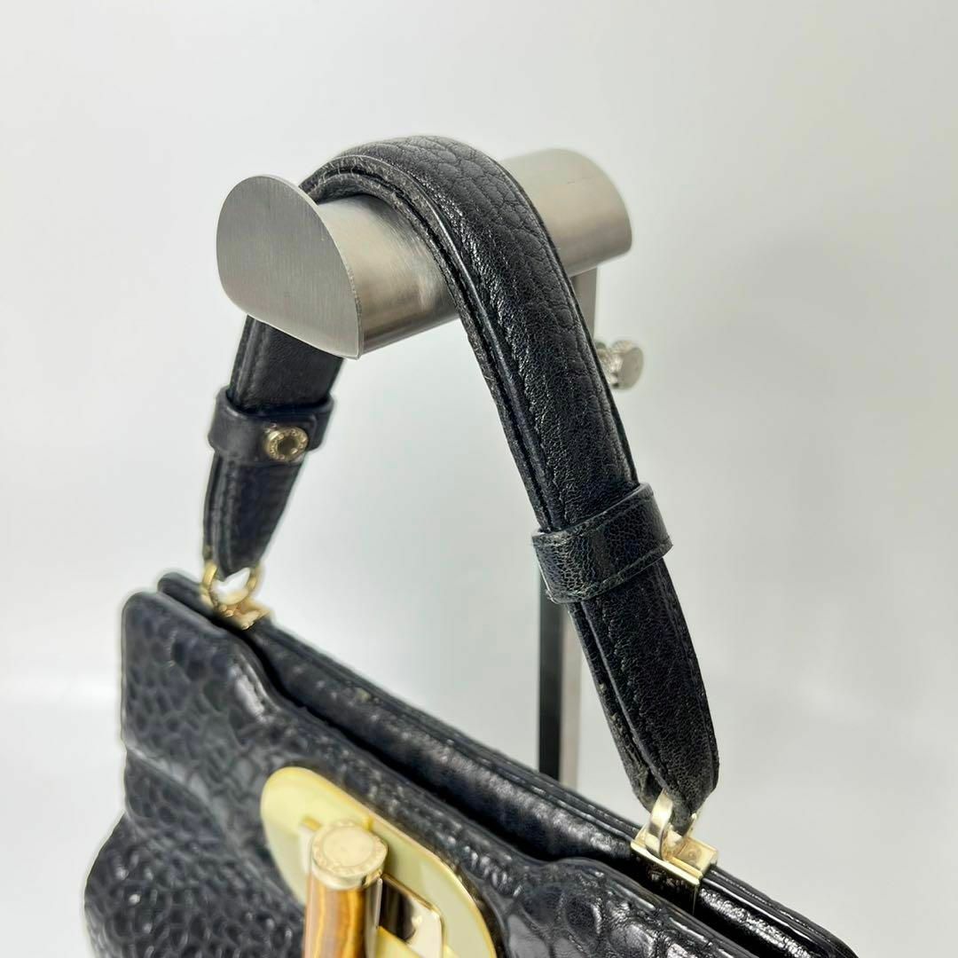 BVLGARI - ブルガリ イザベラ ロッセリーニ クロコ型押し 2WAY