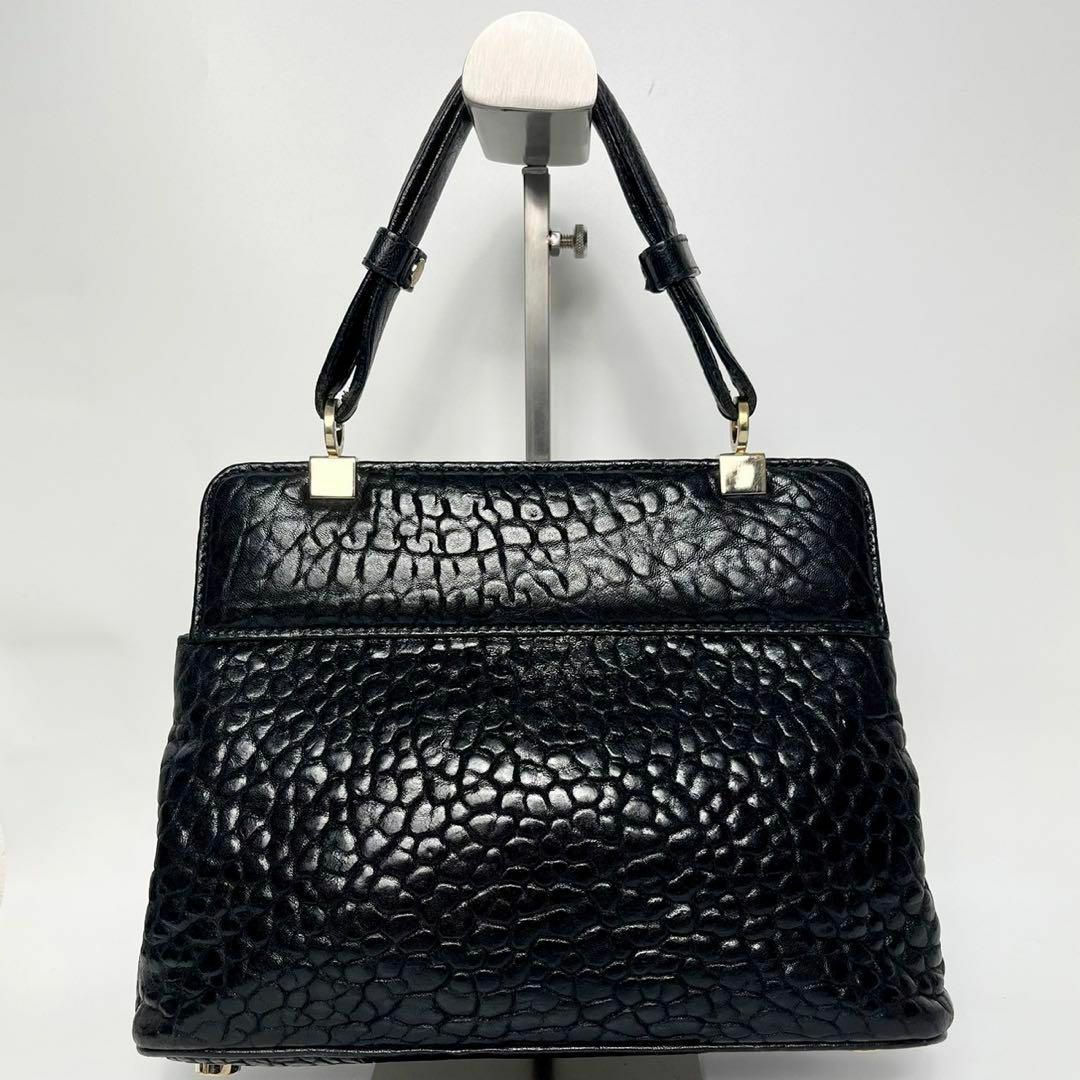 BVLGARI - ブルガリ イザベラ ロッセリーニ クロコ型押し 2WAY