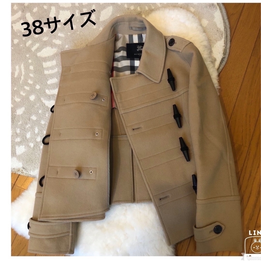 美品本物バーバリーBurberry上質ウールダッフルジャケット♫超お買い得品 | フリマアプリ ラクマ