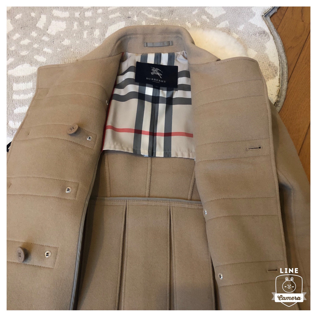 美品本物バーバリーBurberry上質ウールダッフルジャケット♫超お買い得品