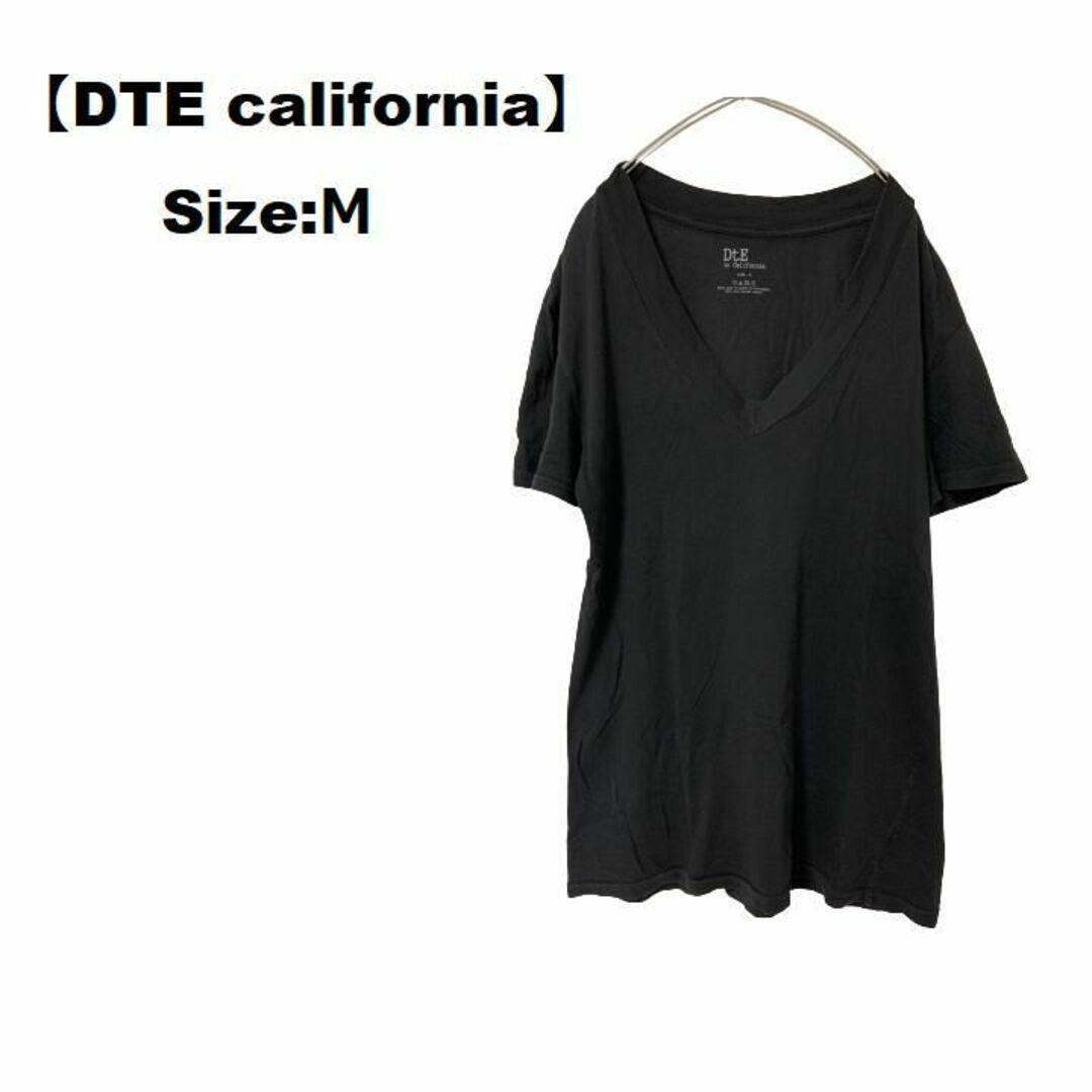 DTE IN CALIFORNIA(ディーティーイーインカリフォルニア)の【DTE california】ディーティーイーインカリフォルニア　Vネック メンズのトップス(Tシャツ/カットソー(半袖/袖なし))の商品写真