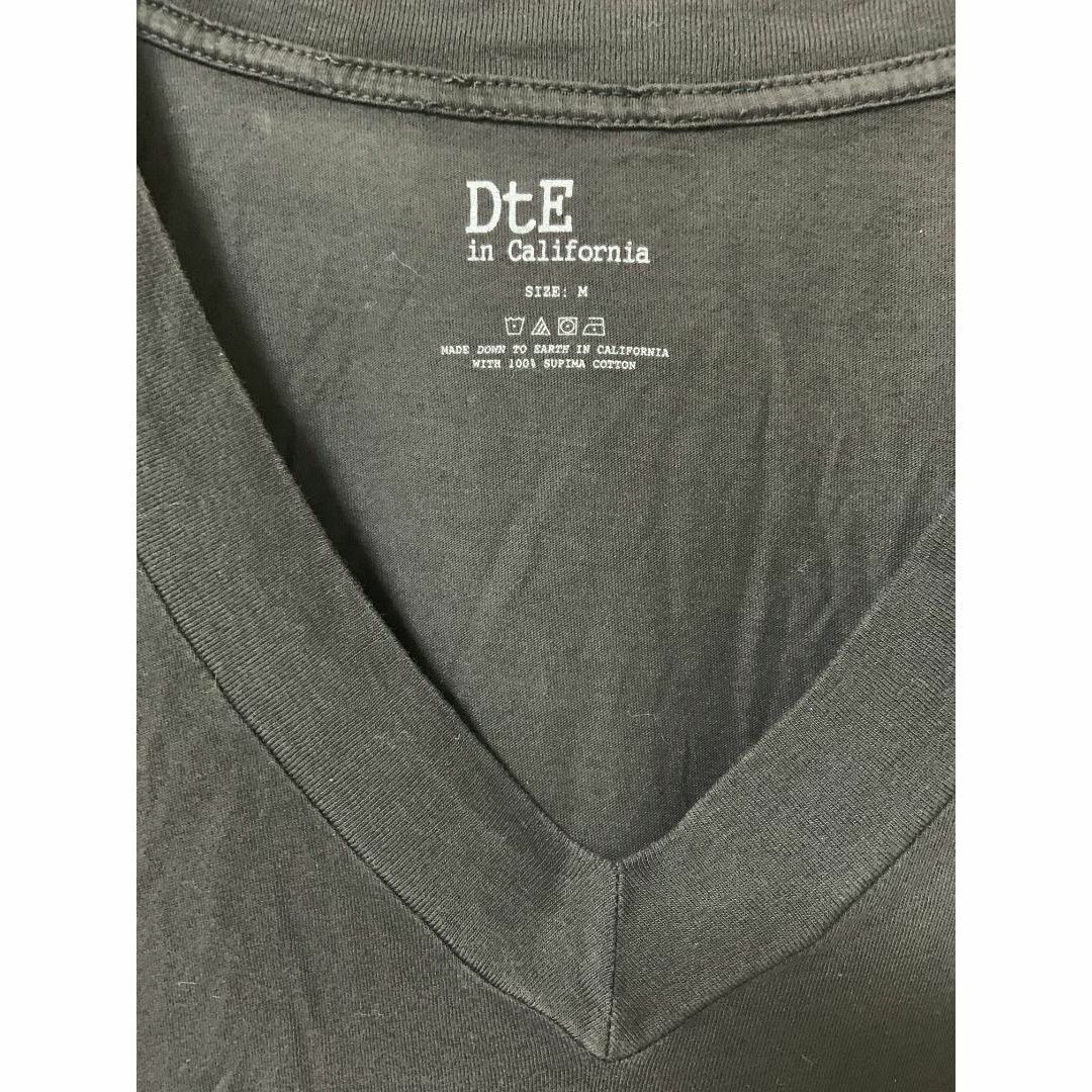 DTE IN CALIFORNIA(ディーティーイーインカリフォルニア)の【DTE california】ディーティーイーインカリフォルニア　Vネック メンズのトップス(Tシャツ/カットソー(半袖/袖なし))の商品写真