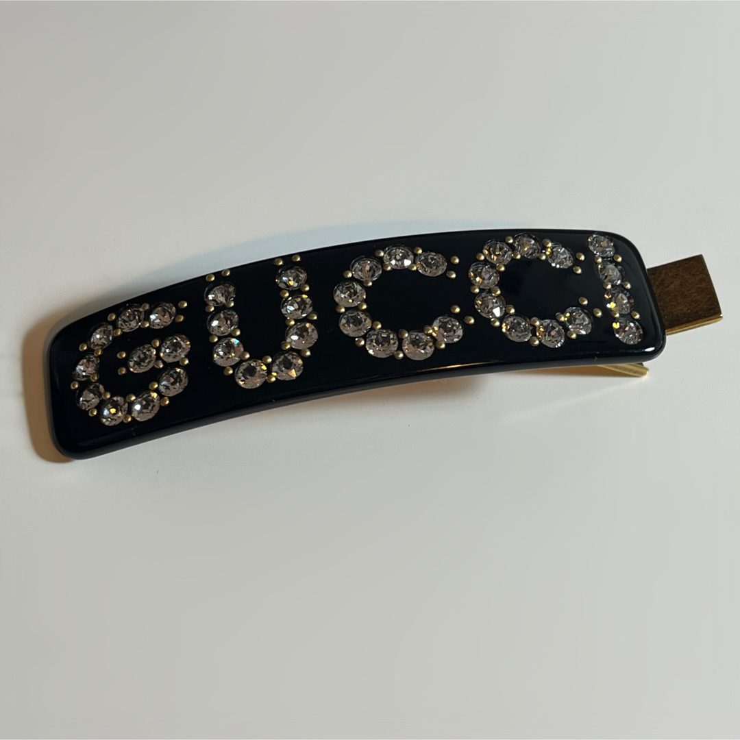 Gucci - GUCCI 「クリスタル グッチ シングル ヘアクリップ」の通販 by