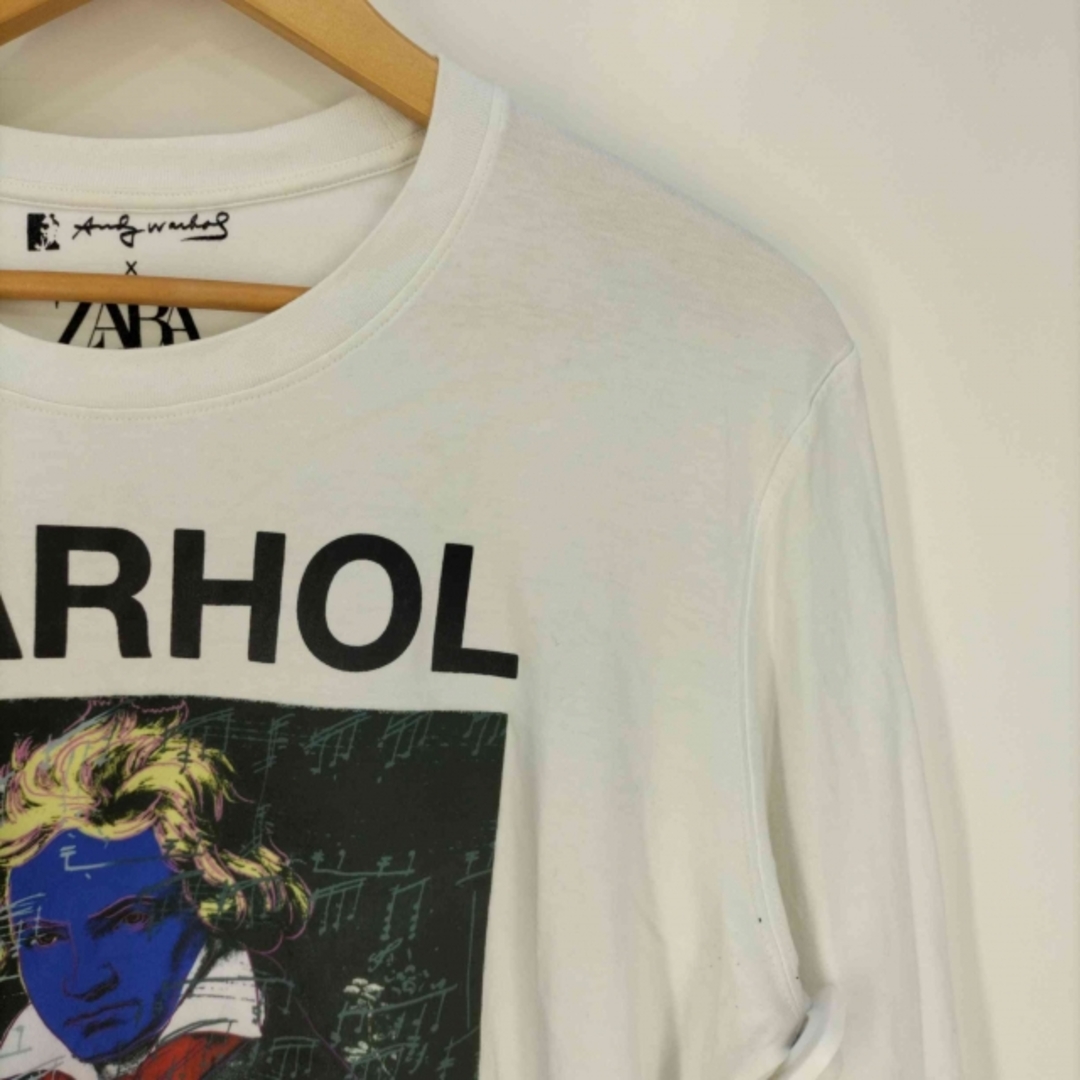 ZARA(ザラ)のZARA(ザラ) フロントプリント クルーネックカットソー メンズ トップス メンズのトップス(Tシャツ/カットソー(七分/長袖))の商品写真