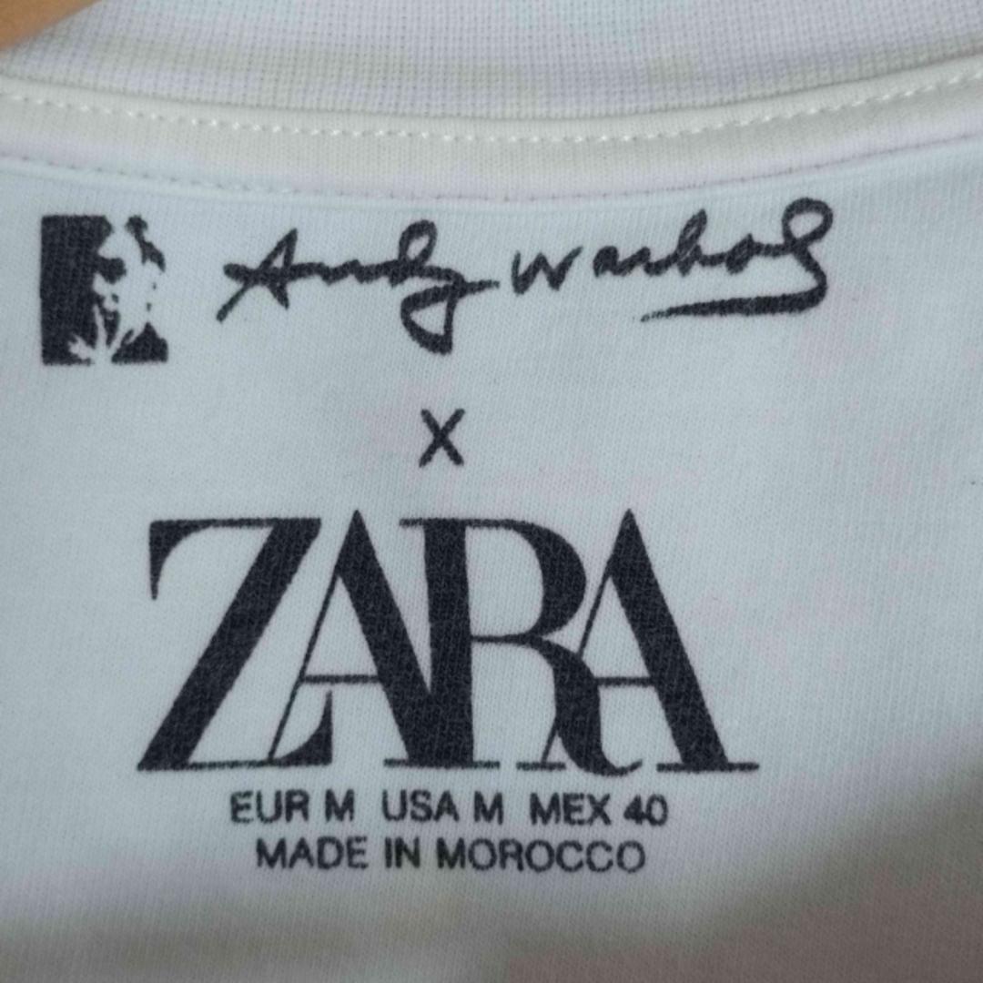 ZARA(ザラ)のZARA(ザラ) フロントプリント クルーネックカットソー メンズ トップス メンズのトップス(Tシャツ/カットソー(七分/長袖))の商品写真