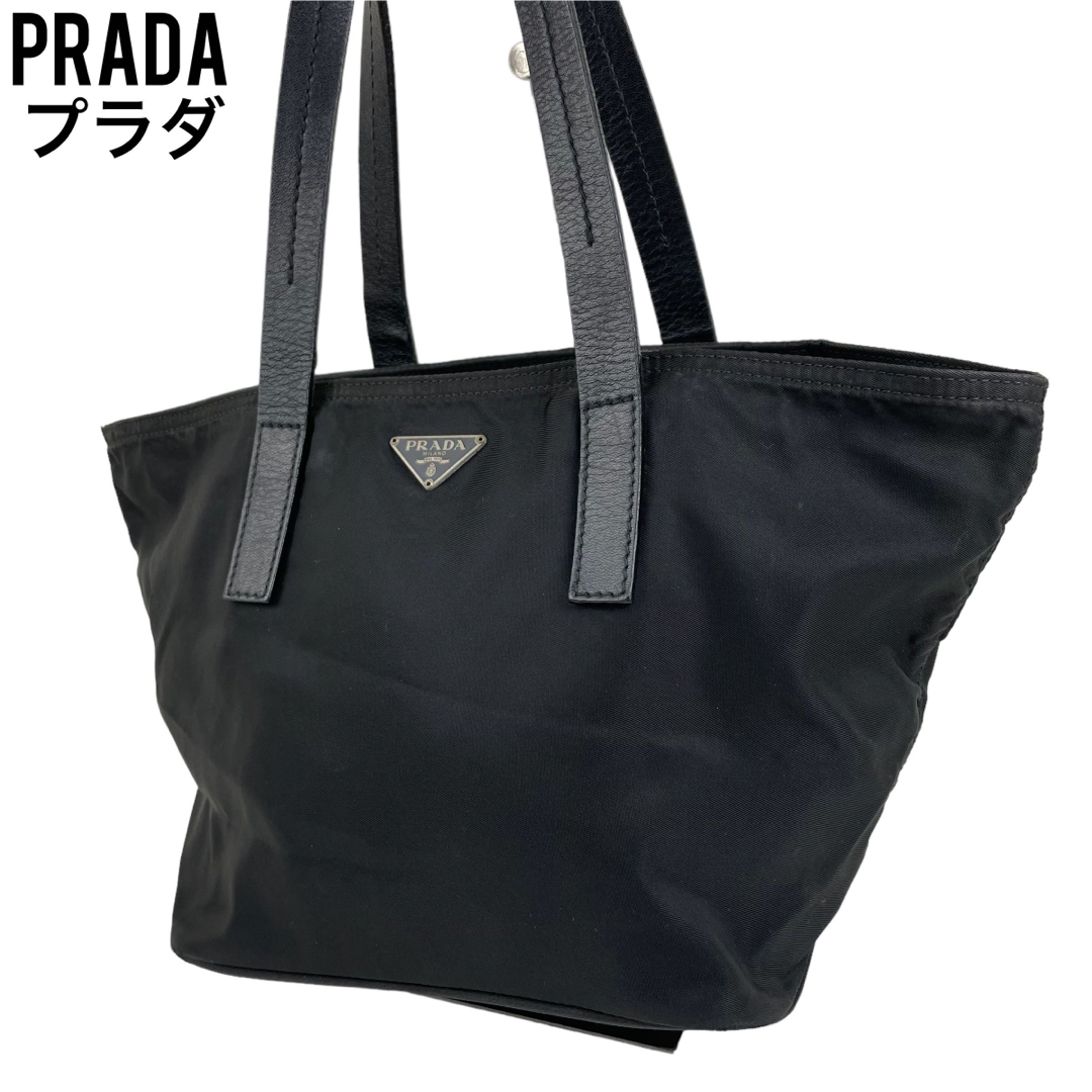 PRADA - ✨良品✨ PRADA プラダ トートバッグ ブラック 黒 ミニバッグ