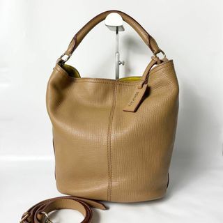 マックスマーラ(Max Mara)の【美品】マックスマーラ　ベージュ　大容量　2wayハンドバッグ A4可能(ハンドバッグ)