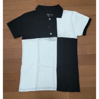 BreathMINt　ポロシャツ　白×黒(ポロシャツ)