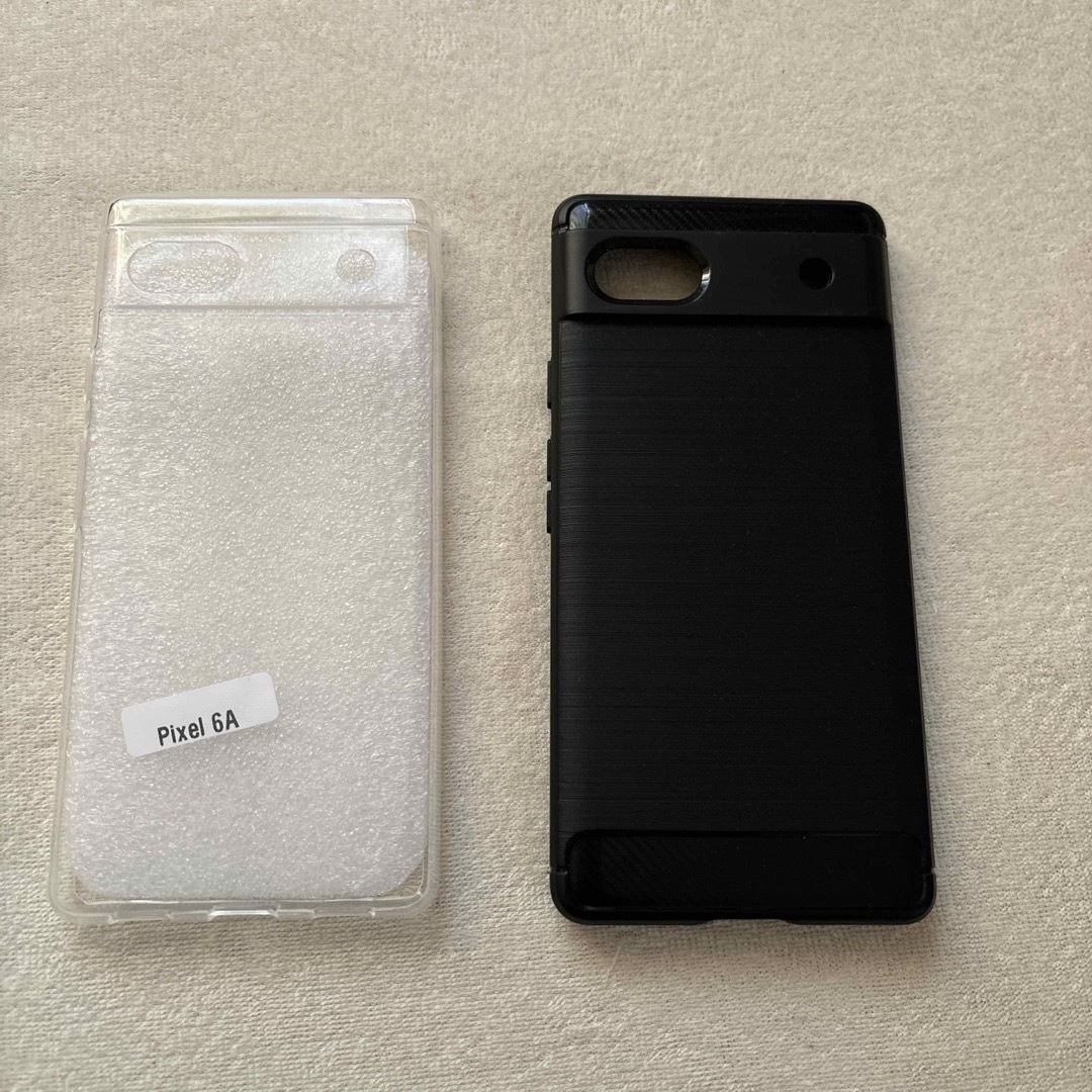 Google Pixel6a ケース　クリア　ブラック2点 スマホ/家電/カメラのスマホアクセサリー(モバイルケース/カバー)の商品写真