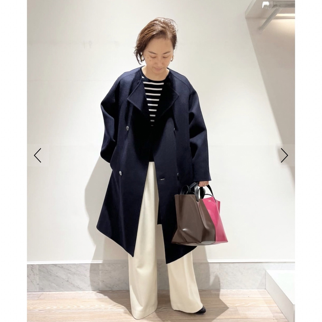 GALERIE VIE - ギャルリーヴィー ダブルフェイス ノーカラー GALERIE VIE - ギャルリーヴィー ダブルフェイス ノーカラー