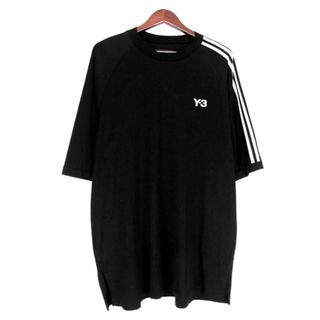 ワイスリー(Y-3)のワイスリー ヨウジヤマモト Y-3 Yohji Yamamoto ■ 【 3-STRIPES SHORT SLEEVE TEE H63065 】 クラック 3ストライプ ラグラン Tシャツ　30369(Tシャツ/カットソー(半袖/袖なし))