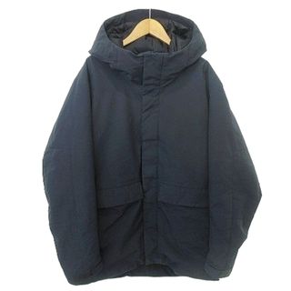 ユニクロ(UNIQLO)のユニクロ 19AW 美品 ハイブリッドダウンパーカ ジャケット M ネイビー(ダウンジャケット)