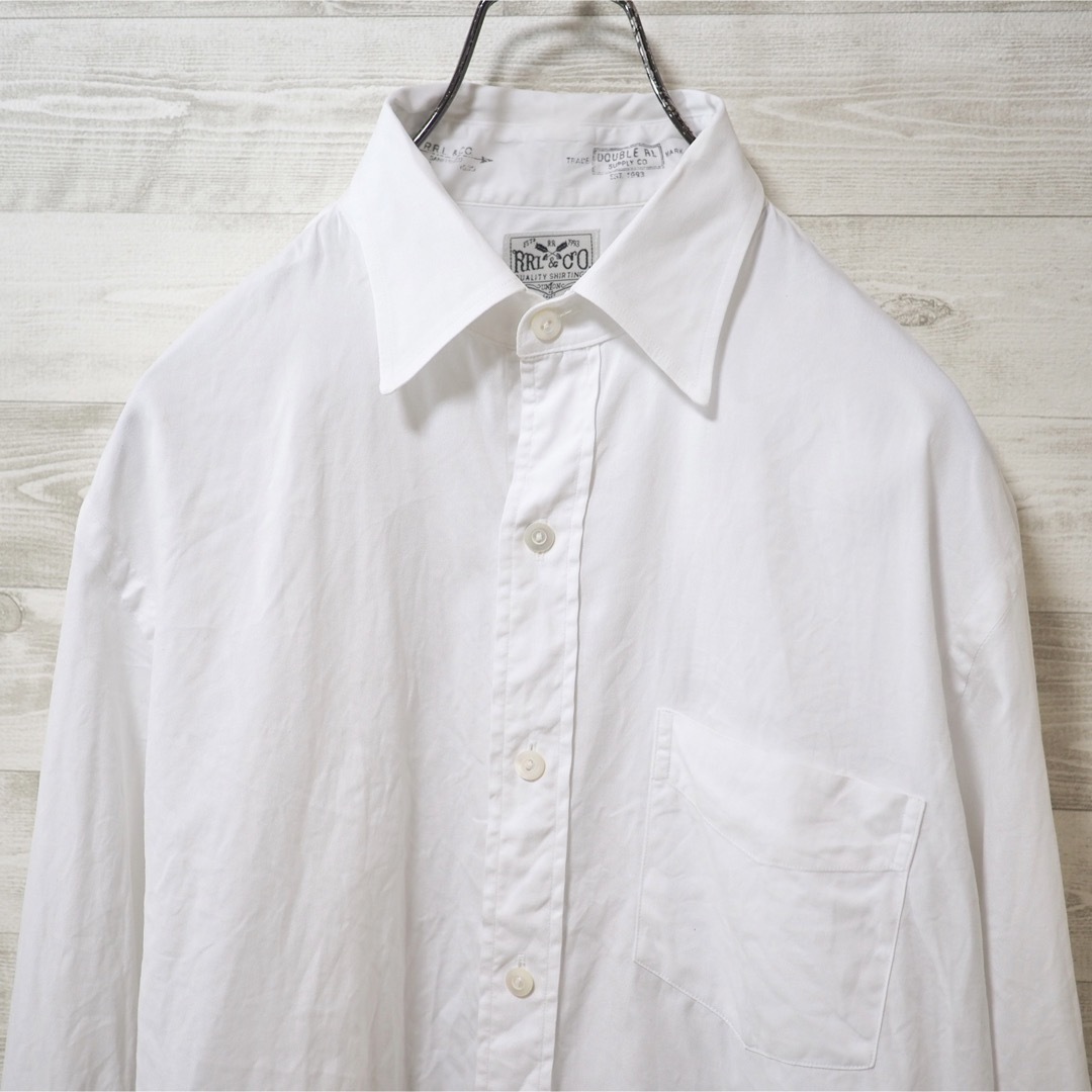 RRL - RRL ピンポイント オックスフォードシャツ-White/15.5の通販 by