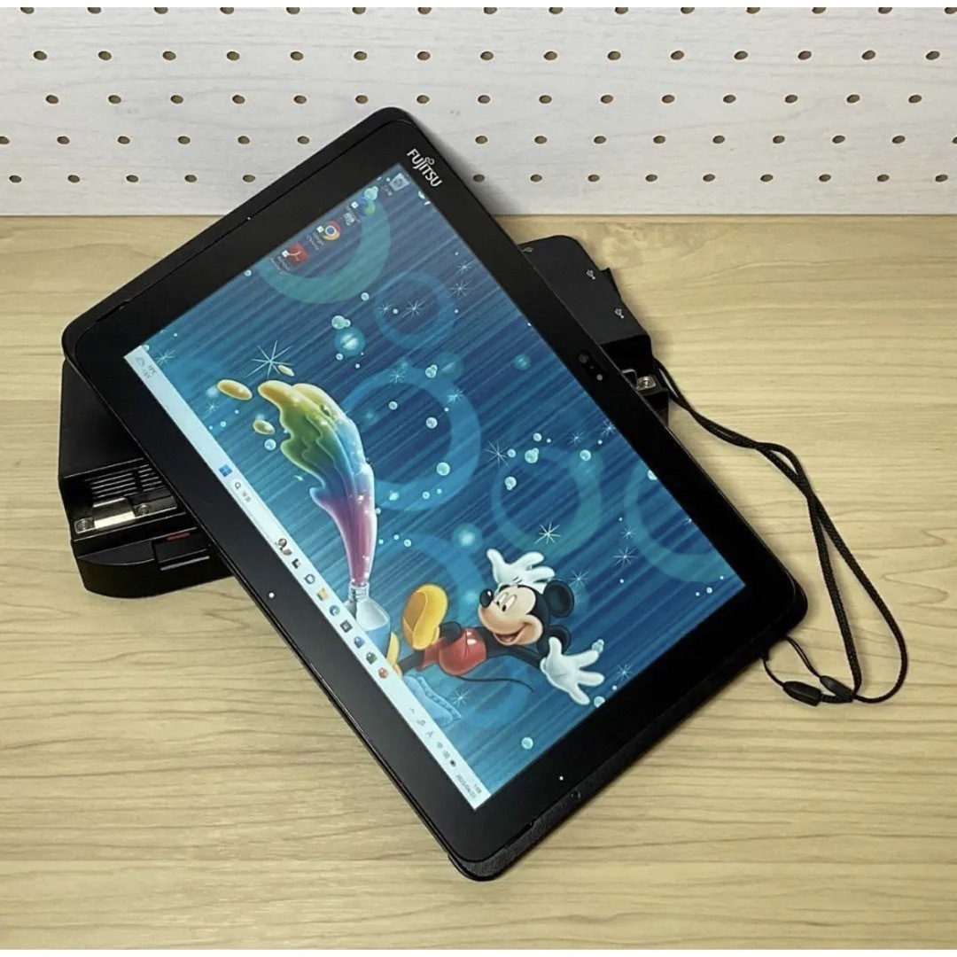 富士通 - 美品＞Fujitsu 防水防塵タブレットPC Office付キーボード ...