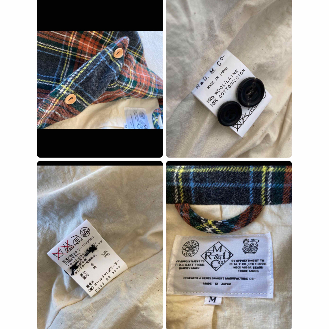 状態良好 R&D.M.Co-/OLDMANS TAILOR ウールジャケット