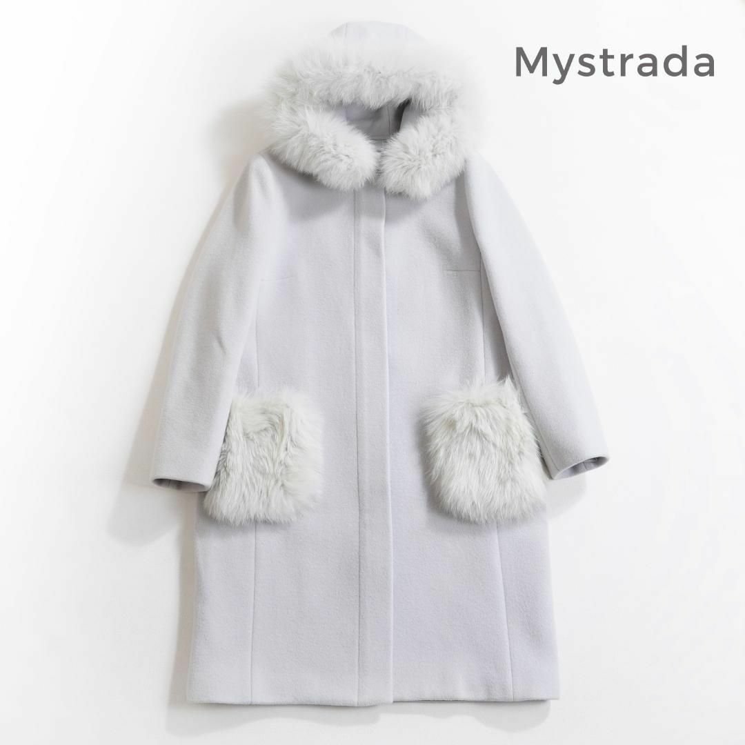 Mystrada - 449*マイストラーダ Mystrada ポケットファーコートの通販 ...