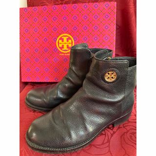 トリーバーチ(Tory Burch)のトリーバーチ　ブーツ　黒　7Ｍ　24位(ブーツ)