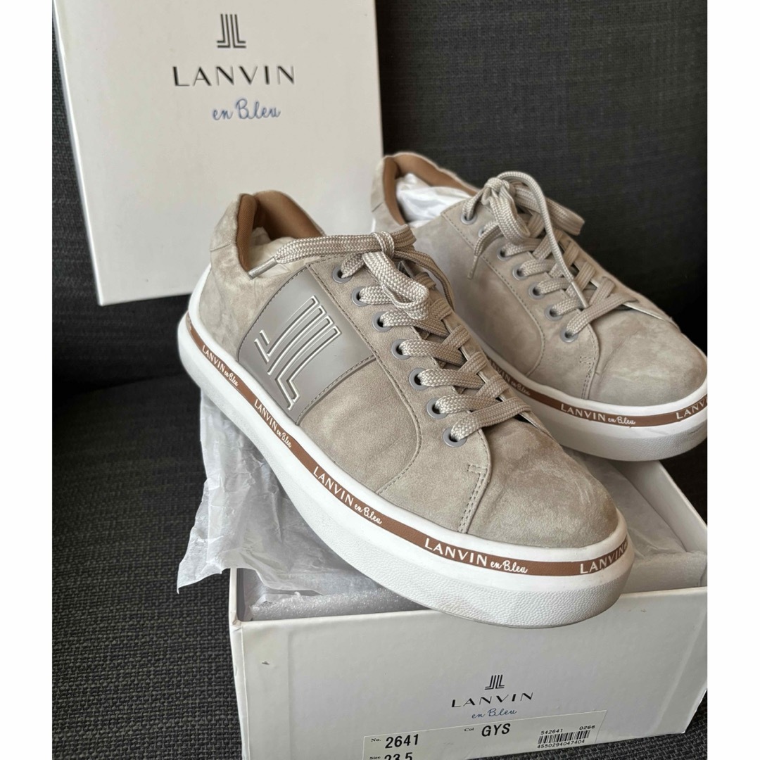 LANVIN en Bleu - ランバンオンブルー スニーカー 23.5 スエード の