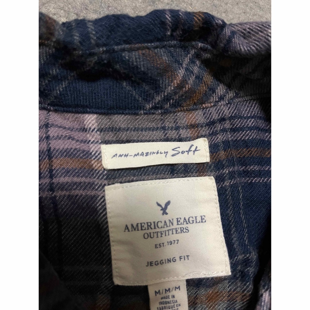 American Eagle(アメリカンイーグル)のアメリカンイーグル　チェック柄ネルシャツ レディースのトップス(シャツ/ブラウス(長袖/七分))の商品写真