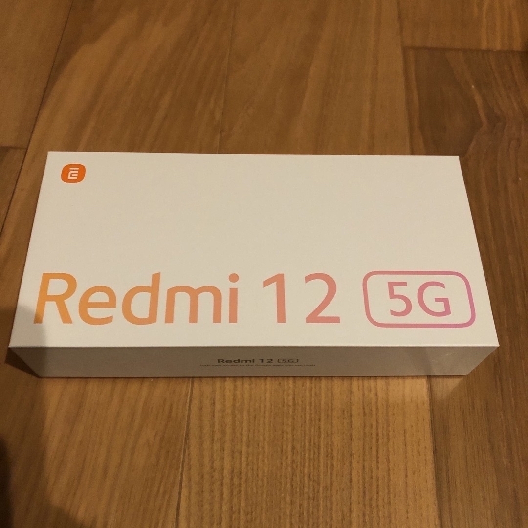 スマホ家電カメラ未使用　Xiaomi Redmi 12 5G XIG03 スカイブルー