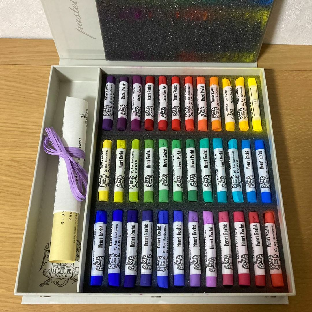 ラ・メゾン・ドゥ・パステルアンリ・ロシェフルサイズ36本セット化粧箱色鉛筆