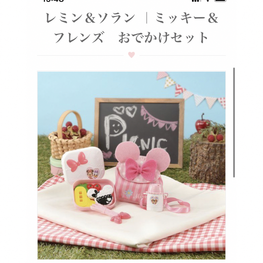 レミン&ソラン　おでかけセット　傘と長靴　ブラシ キッズ/ベビー/マタニティのおもちゃ(ぬいぐるみ/人形)の商品写真
