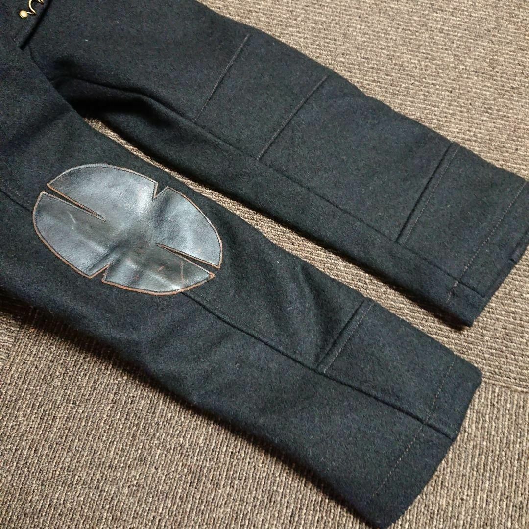 TOYPLANE(トイプレーン)の【TOYPLANE】トイプレーン ブラックコート S ウール メンズのジャケット/アウター(ステンカラーコート)の商品写真