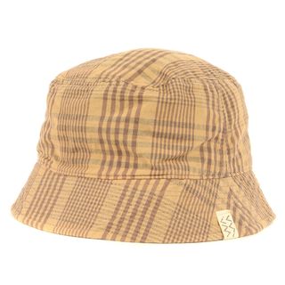 ヴィスヴィム(VISVIM)の美品 visvim ビズビム ハット サイズ:ML 20SS チェック ドーム フラップ ハット DOME FLAP HAT ブラウンチェック 帽子 【メンズ】【中古】(ハット)