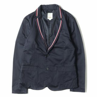 ディーゼル(DIESEL)のDIESEL ディーゼル ジャケット サイズ:M トリコロールカラーラペル ストレッチコットン 2B テーラード ジャケット ネイビー 紺 アウター ブレザー ブルゾン【メンズ】【中古】(テーラードジャケット)