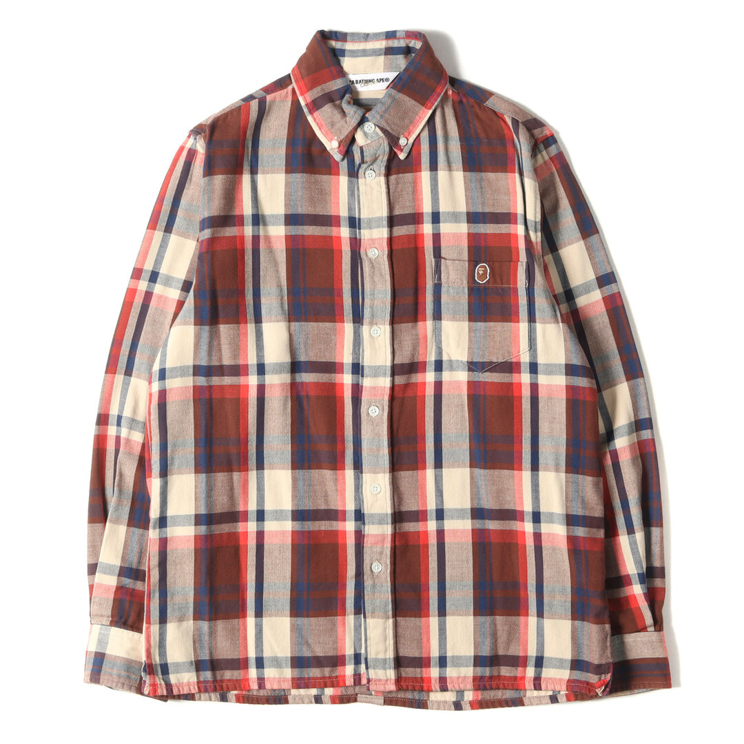 A BATHING APE - 美品 A BATHING APE ア ベイシング エイプ シャツ