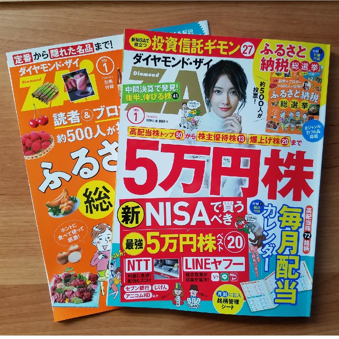 ダイヤモンド社(ダイヤモンドシャ)のダイヤモンド ZAi (ザイ) 2024年 01月号 [雑誌] エンタメ/ホビーの雑誌(ビジネス/経済/投資)の商品写真