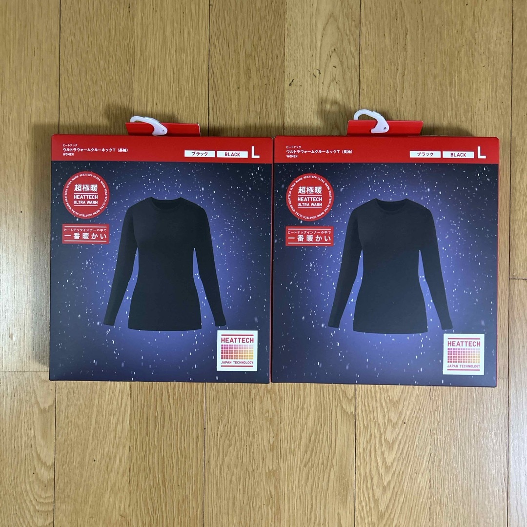 UNIQLO(ユニクロ)のユニクロ　レディース　ヒートテック　超極暖　Ｌ レディースの下着/アンダーウェア(アンダーシャツ/防寒インナー)の商品写真