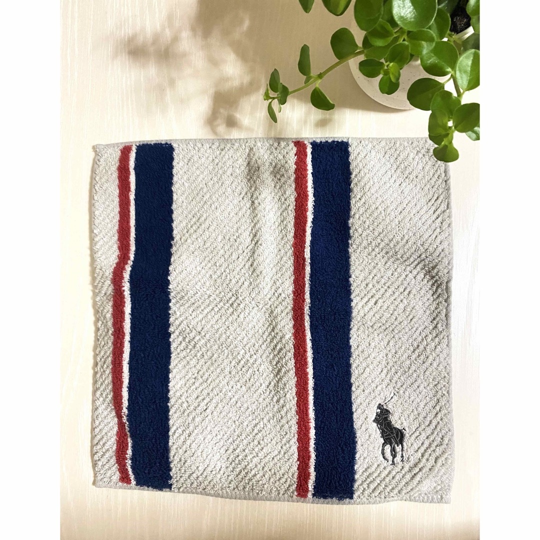 POLO RALPH LAUREN(ポロラルフローレン)の【ポロラルフローレン】メンズ  タオルハンカチ 2枚 メンズのファッション小物(ハンカチ/ポケットチーフ)の商品写真