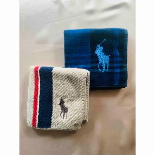 ポロラルフローレン(POLO RALPH LAUREN)の【ポロラルフローレン】メンズ  タオルハンカチ 2枚(ハンカチ/ポケットチーフ)