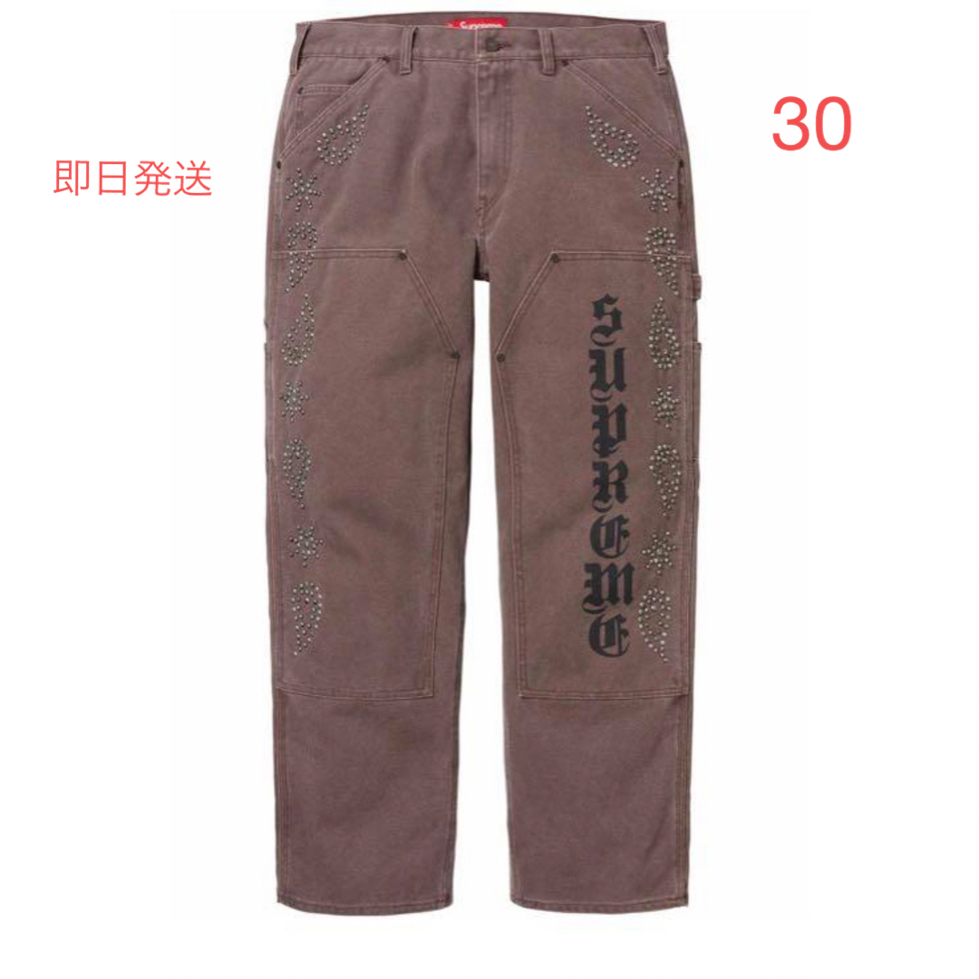 Supreme(シュプリーム)のSupreme Paisley Studded Double Knee Pant メンズのパンツ(ペインターパンツ)の商品写真