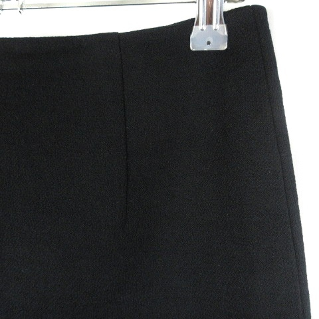 M-premier(エムプルミエ)のエムプルミエ スカート タイト ひざ丈 バックファスナー ウール 無地 34 黒 レディースのスカート(ひざ丈スカート)の商品写真