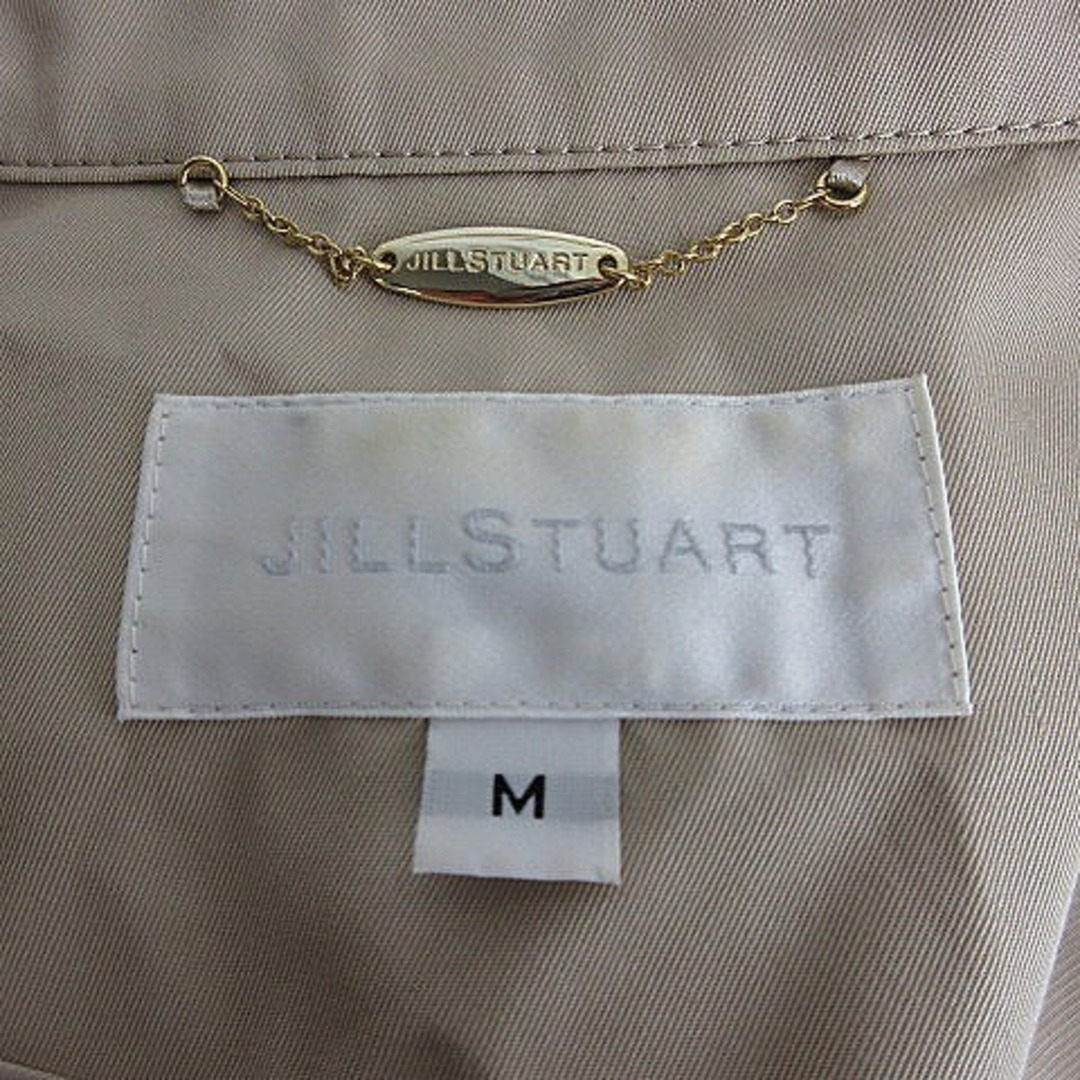 JILLSTUART(ジルスチュアート)のジルスチュアート コート トレンチ スプリング 長袖 ロング 無地 M ベージュ レディースのジャケット/アウター(トレンチコート)の商品写真