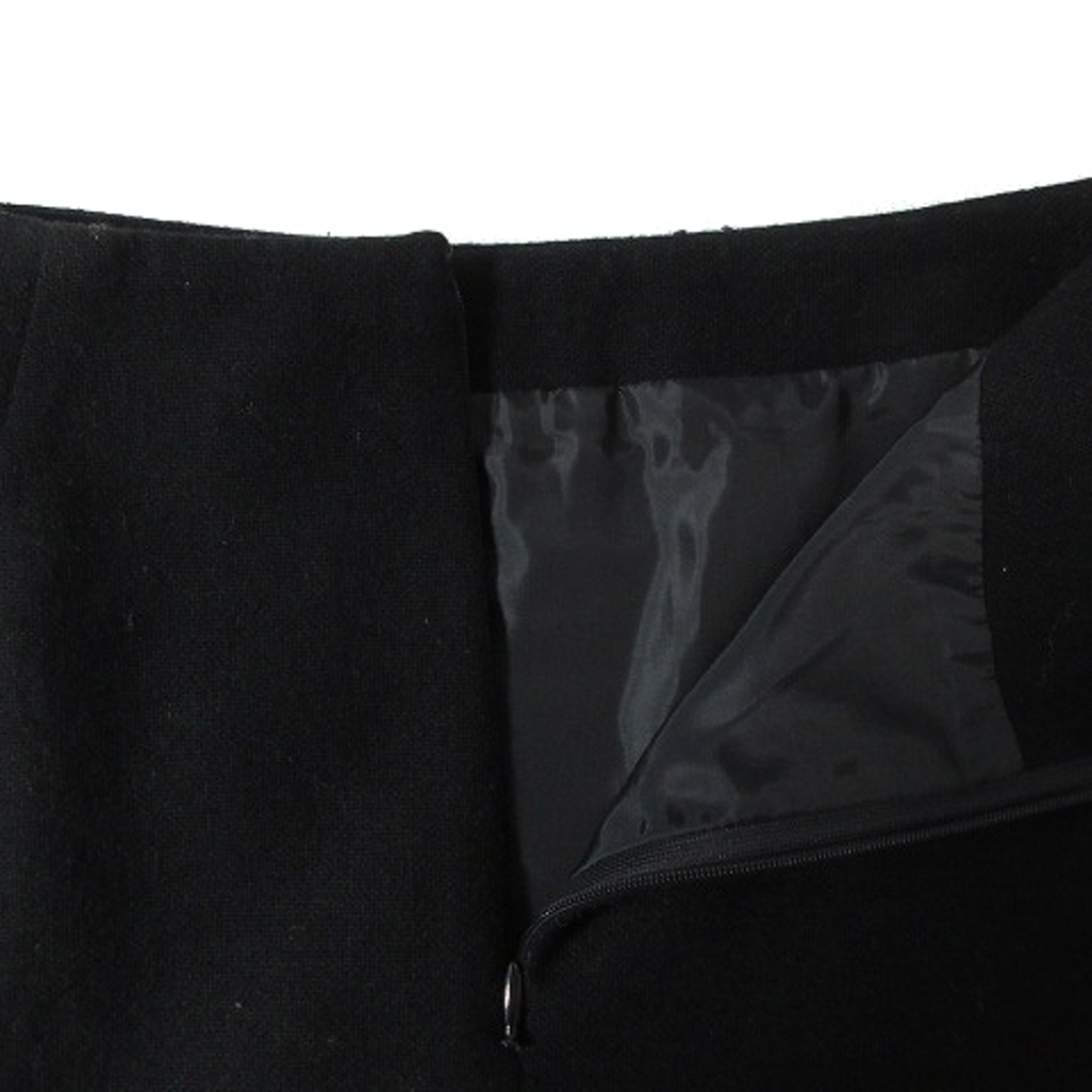 Jocomomola(ホコモモラ)のホコモモラ スカート フレア ロング バックファスナー ライン 黒 ボトムス レディースのスカート(ロングスカート)の商品写真